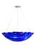 Meyda Tiffany - 107083 - Three Light Pendant - Metro Fusion - Blue/Dk/Med/Lt.On Clear
