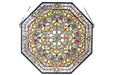 Meyda Tiffany - 107223 - Window - Floral - Zai Zav Avocado Burgundy Beige