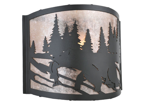Meyda Tiffany - 107450 - One Light Wall Sconce - Grizzly Bear - Craftsman Brown