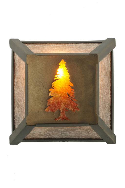 Meyda Tiffany - 108096 - One Light Wall Sconce - Tall Pine - Antique Copper