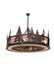 Meyda Tiffany - 108302 - Eight Light Chandelier - Tall Pines - Rust,Wrought Iron