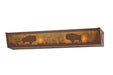 Meyda Tiffany - 109891 - Four Light Vanity - Buffalo - Rust