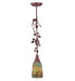 Meyda Tiffany - 109960 - One Light Mini Pendant - Tiffany Acorn - Rust