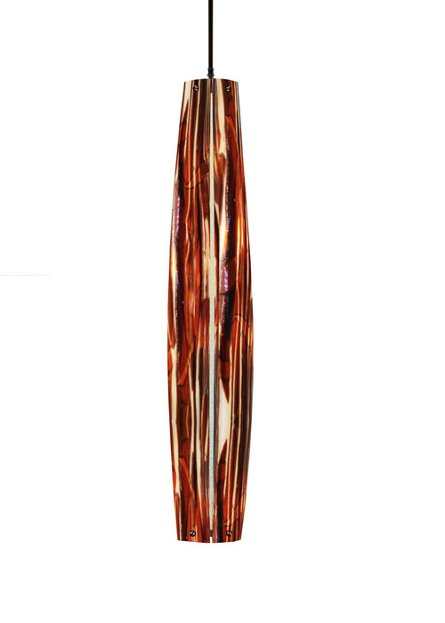 Meyda Tiffany - 110063 - One Light Mini Pendant - Metro Fusion - Mahogany Bronze