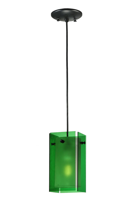 Meyda Tiffany - 111285 - One Light Mini Pendant - Metro - Green