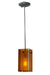 Meyda Tiffany - 111293 - One Light Mini Pendant - Metro - Medium Amber