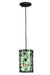 Meyda Tiffany - 111297 - Mini Pendant - Metro - Parade (Green/Red Confeeti