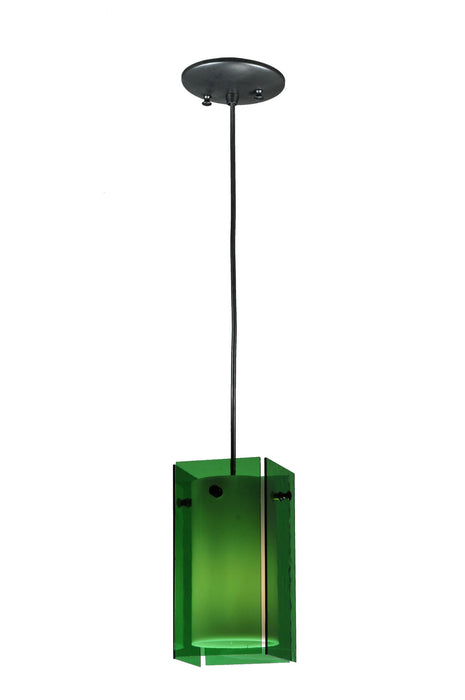 Meyda Tiffany - 111341 - One Light Mini Pendant - Metro - Green
