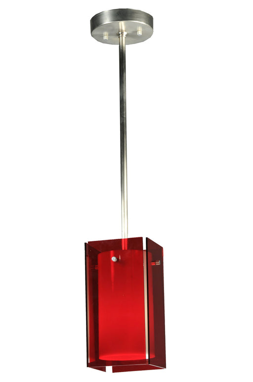 Meyda Tiffany - 111381 - One Light Mini Pendant - Metro - Red