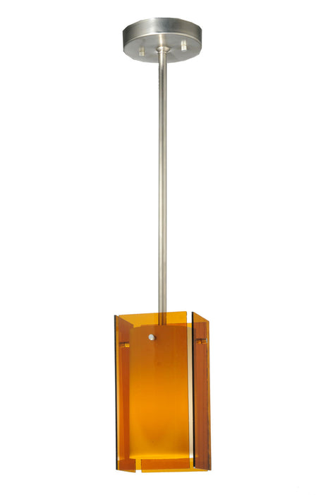 Meyda Tiffany - 111382 - One Light Mini Pendant - Metro - Medium Amber