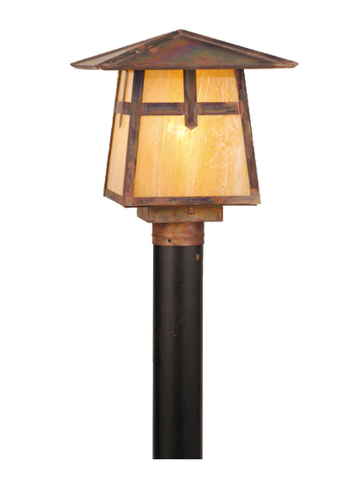 Meyda Tiffany - 54678 - One Light Post Mount - Stillwater - Vintage Copper