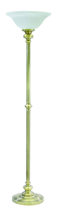House of Troy - N600-AB-O - One Light Floor Lamp - Newport - Antique Brass