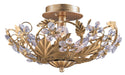 Crystorama - 5316-GL - Six Light Ceiling Mount - Paris Market - Gold Leaf