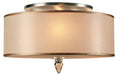Crystorama - 9503-AB - Three Light Ceiling Mount - Luxo - Antique Brass