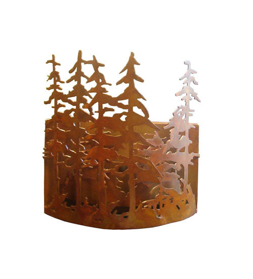 Meyda Tiffany - 98514 - Two Light Wall Sconce - Tall Pines - Rust
