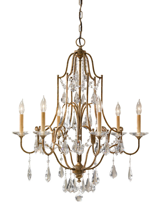 Generation Lighting - F2478/6OBZ - Six Light Chandelier - Valentina - Oxidized Bronze