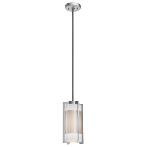 Access - 20738-BS/OPL - One Light Pendant - Iron - Brushed Steel