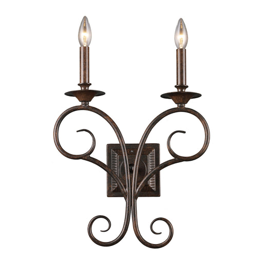 Elk Lighting - 15040/2 - Two Light Wall Sconce - Gloucester - Weathered Bronze