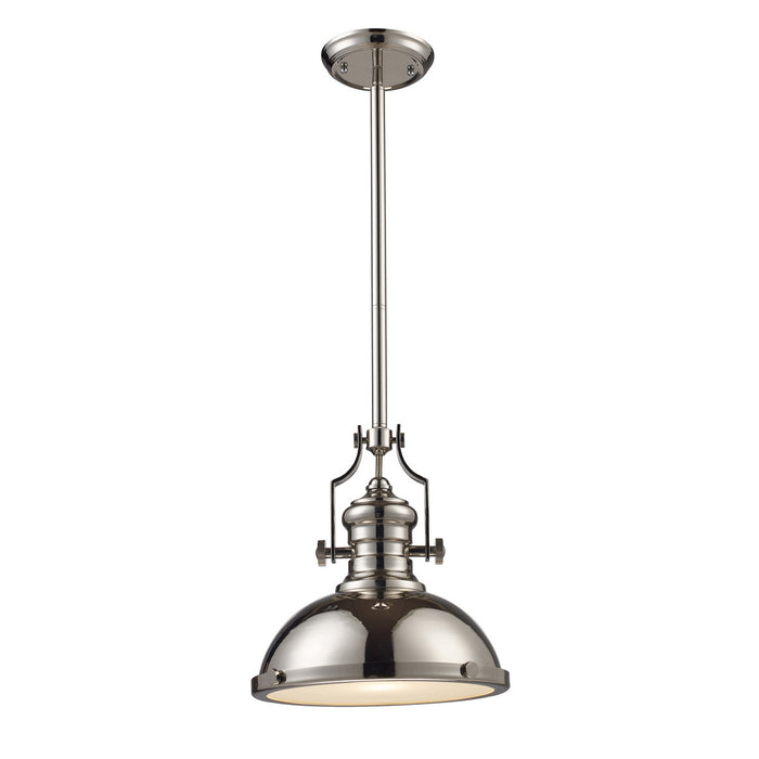 Elk Lighting - 66114-1 - One Light Pendant - Chadwick - Polished Nickel