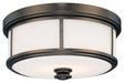 Minka-Lavery - 4365-281 - Two Light Flush Mount - Harvard Court - Harvard Court Bronze (Plated)