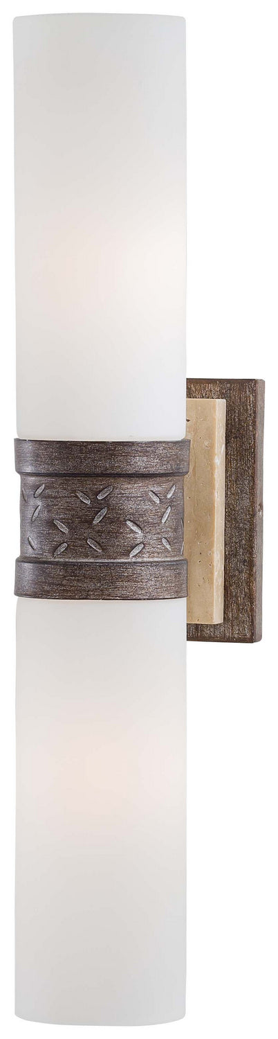 Minka-Lavery - 4462-273 - Two Light Wall Sconce - Compositions - Aged Patina Iron