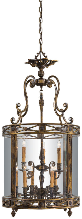 Metropolitan - N3906 - Nine Light Foyer Pendant - Metropolitan - Oxide Brass