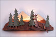 Avalanche Ranch - A11331-04 - Sconces - Metal - Crestline-Deer - Pine Green/Rust Patina