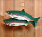 Avalanche Ranch - A12561-05 - Sconces - Metal - Crestline-Saltwater Salmon - Rust Patina