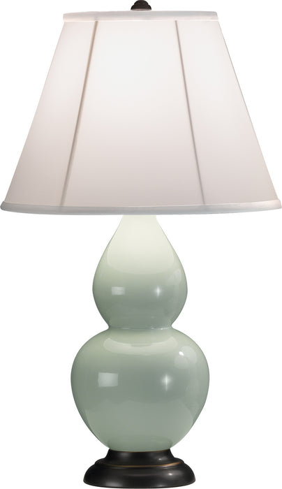 Robert Abbey - 1787 - One Light Accent Lamp - Small Double Gourd - Celadon Glazed Ceramic