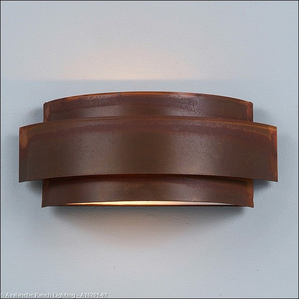 Avalanche Ranch - A16201-02 - Sconces - Pocket - Northridge-Rustic Plain - Rust Patina