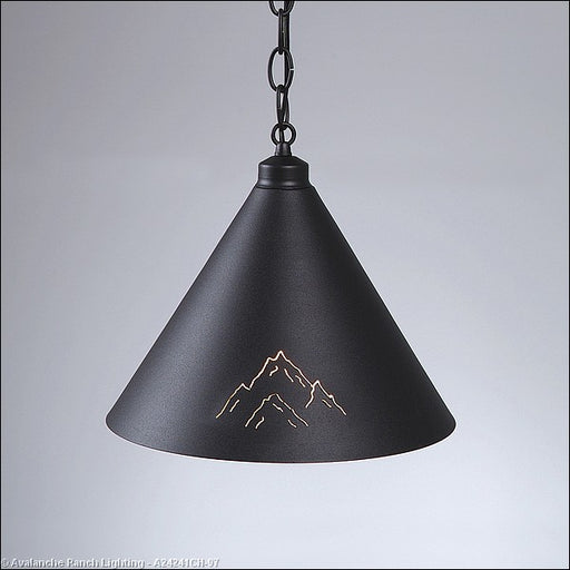 Avalanche Ranch - A24241CH-97 - Mini Pendants - Metal Shade - Canyon Black Iron - Black Iron