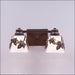 Avalanche Ranch - A36205FC-28 - Bathroom Fixtures - Two Lights - Woodland-Maple Leaf Dark Bronze Metallic - Dark Bronze Metallic