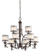 Kichler - 42382MIZ - Nine Light Chandelier - Lacey - Mission Bronze