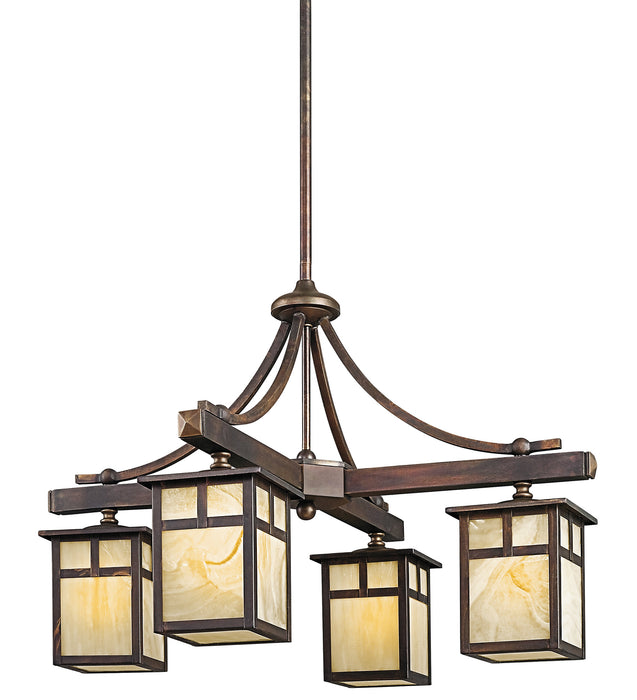 Kichler - 49091CV - Four Light Outdoor Chandelier - Alameda - Canyon View