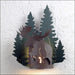 Avalanche Ranch - A52028-74 - Exterior - Wall Mount - Crestline-Moose - Forest Green/Rustic Brown