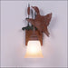 Avalanche Ranch - H14164TT-03 - Sconces - Single Glass - Wasatch-Loon Cedar Green/Rust Patina - Cedar Green/Rust Patina