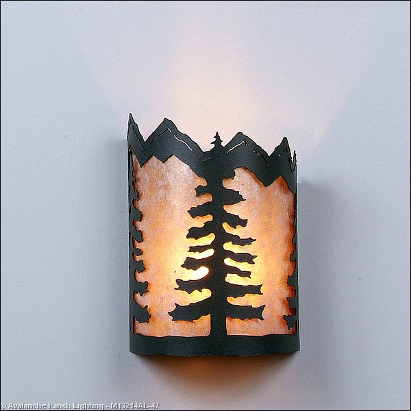 Avalanche Ranch - M13214AL-47 - Sconces - Pocket - Cascade-Spruce Tree Forest Green - Forest Green