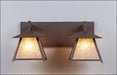 Avalanche Ranch - M35201AL-27 - Bathroom Fixtures - Two Lights - Smoky Mountain-Rustic Plain - Rustic Brown