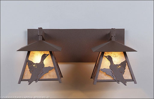 Avalanche Ranch - M35264AL-27 - Bathroom Fixtures - Two Lights - Smoky Mountain-Loon - Rustic Brown