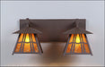 Avalanche Ranch - M35272AM-27 - Bathroom Fixtures - Two Lights - Smoky Mountain-Eastlake - Rustic Brown