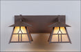 Avalanche Ranch - M35273AL-27 - Bathroom Fixtures - Two Lights - Smoky Mountain-Westhill - Rustic Brown