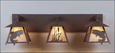 Avalanche Ranch - M35381AL-27 - Bathroom Fixtures - Three Lights - Smoky Mountain-Trout - Rustic Brown