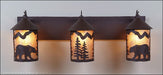 Avalanche Ranch - M38325AL-27 - Bathroom Fixtures - Three Lights - Cascade-Mountain Bear Rustic Brown - Rustic Brown
