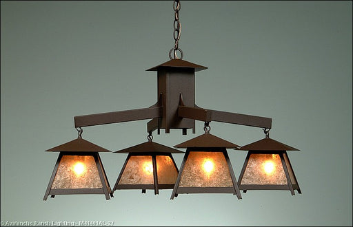 Avalanche Ranch - M41401AL-27 - Mid. Chandeliers - Other - Smoky Mountain-Rustic Plain - Rustic Brown