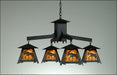 Avalanche Ranch - M41427AM-97 - Mid. Chandeliers - Other - Smoky Mountain-Mountain Moose - Black Iron