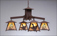 Avalanche Ranch - M41464AL-27 - Mid. Chandeliers - Other - Smoky Mountain-Loon - Rustic Brown