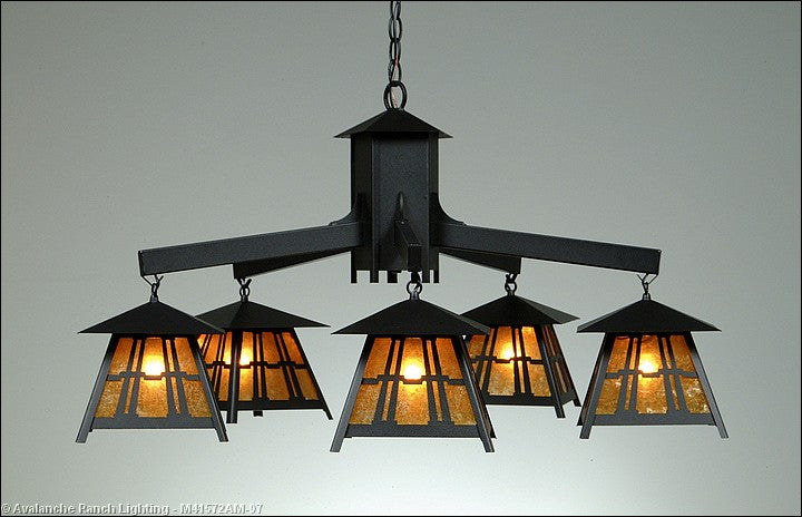 Avalanche Ranch - M41572AM-97 - Large Chandeliers - Other - Smoky Mountain-Eastlake - Black Iron