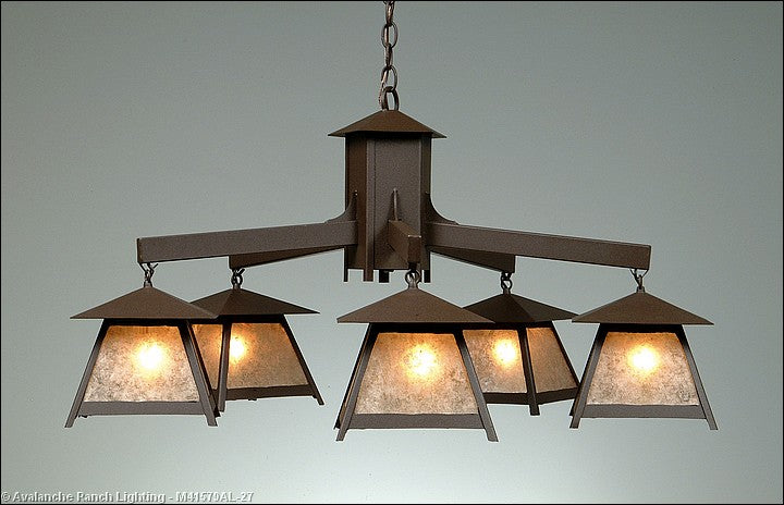 Avalanche Ranch - M41579AL-27 - Large Chandeliers - Other - Smoky Mountain-Northrim - Rustic Brown