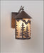 Avalanche Ranch - M51514AL-27 - Exterior - Wall Mount - Cascade Lantern-Spruce Tree - Rustic Brown