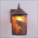 Avalanche Ranch - M51681AM-27 - Exterior - Wall Mount - Cascade Lantern-Trout - Rustic Brown